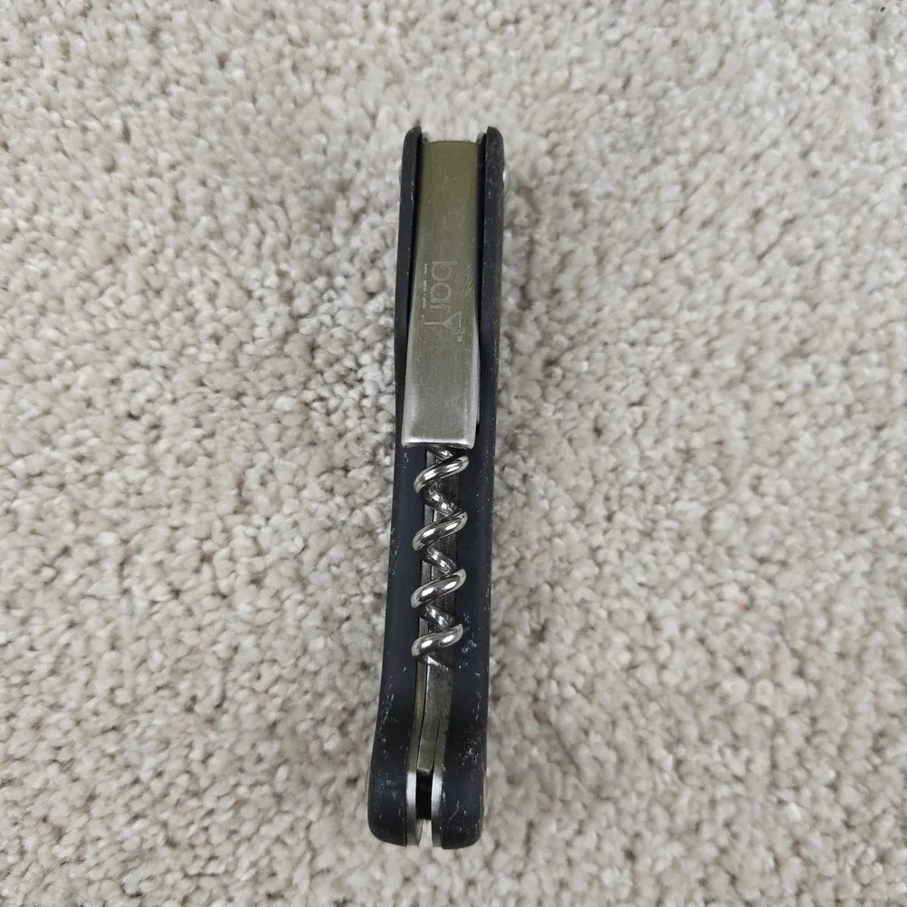 Bar‎ Vivo Waiters Corkscrew Black Professional Wine Opener with Foil Cutter